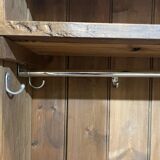 English oak wardrobe from the early 20th century.