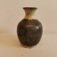 Danish designed vase in hares fur glaze from the 1960s.