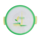 Dish in faience villeroy & boch green and yellow