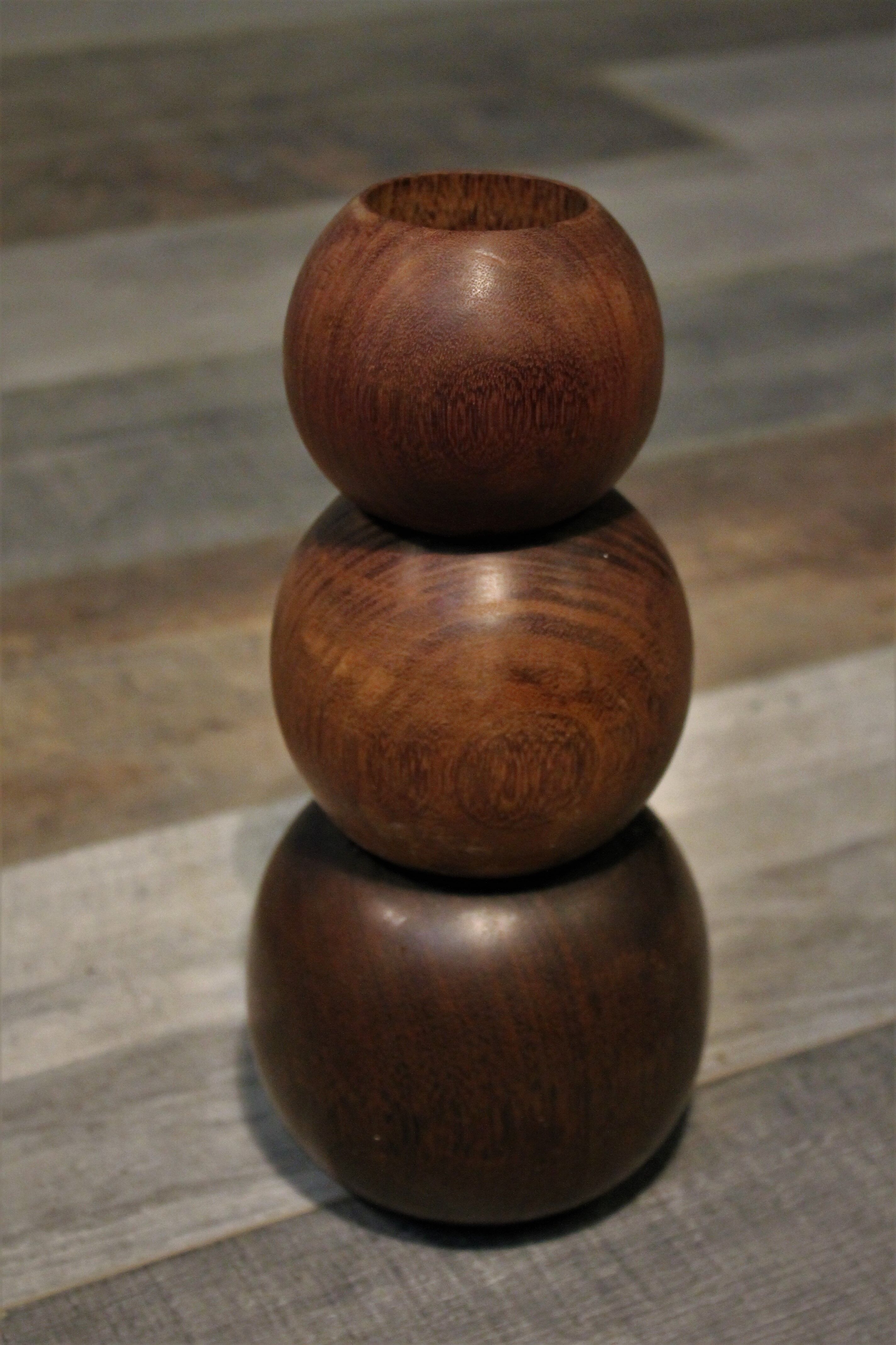 Rosewood pencil pots 1960