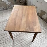 1950s walnut bistro farmhouse table