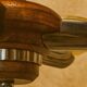 Petitot Art Deco Chandelier – 5 lights – Wood, metal and amber glass, 1920