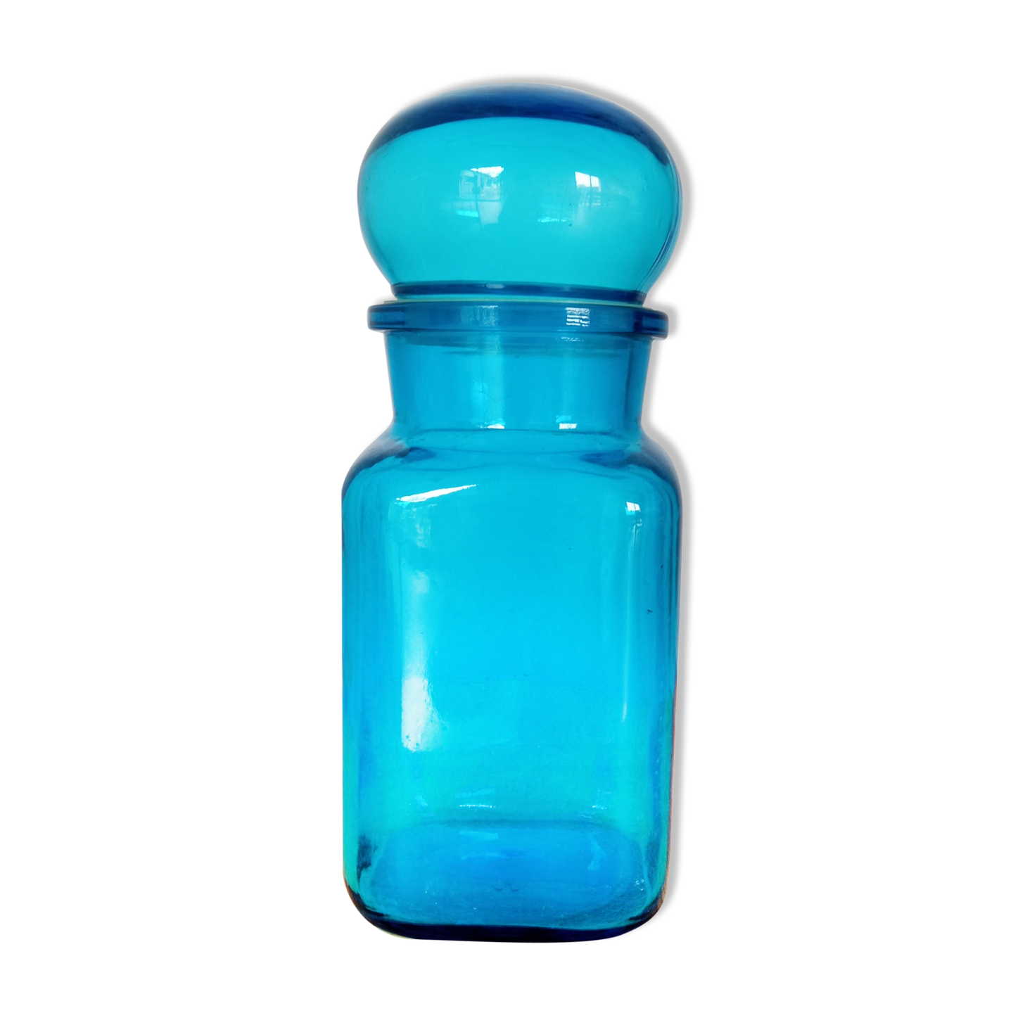 Pot d'apothicaire bleu