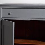 Petite commode ancienne à deux portes (vers 1920) #14