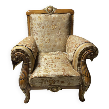 Fauteuil de style Louis XV Roccoco