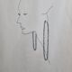 Fashion sketch (accessories), original drawing, signed by Jean Eden, 60s-70s