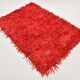 4x6 Turkish Handwoven Red Kilim Rug, Super Soft Bohemian Carpet, Antique