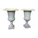 Pair of medicid vasques, cast, exterior