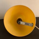 Lampe en verre cône jaune SCE France 1980