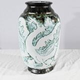 Vase « Les Pélicans », signé L. Alaurent – 1950