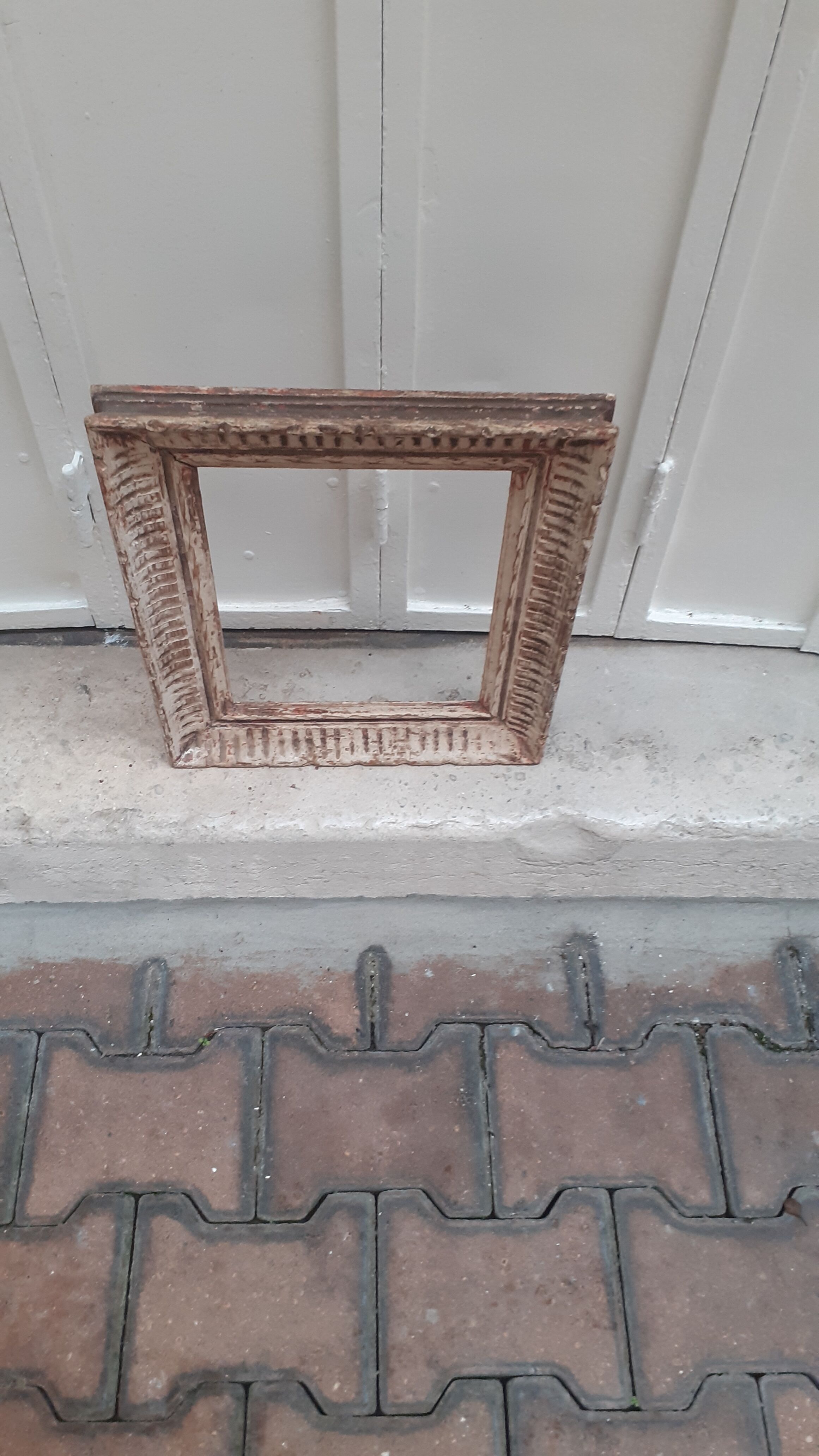 Carved wood frame