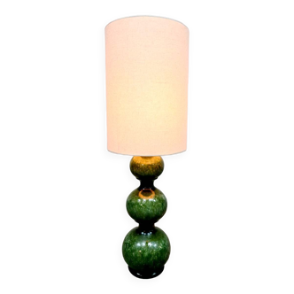 Lampe de table à bulles vintage en céramique verte Kaiser Leuchten