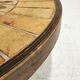 Table basse ronde herbier Roger Capron 1960