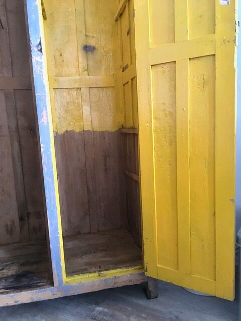 Old wooden cabinet 2 doors