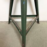 Green Industrial Workshop Stool, 1960s