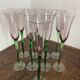 Coupes à champagne, verre soufflé, tulipe