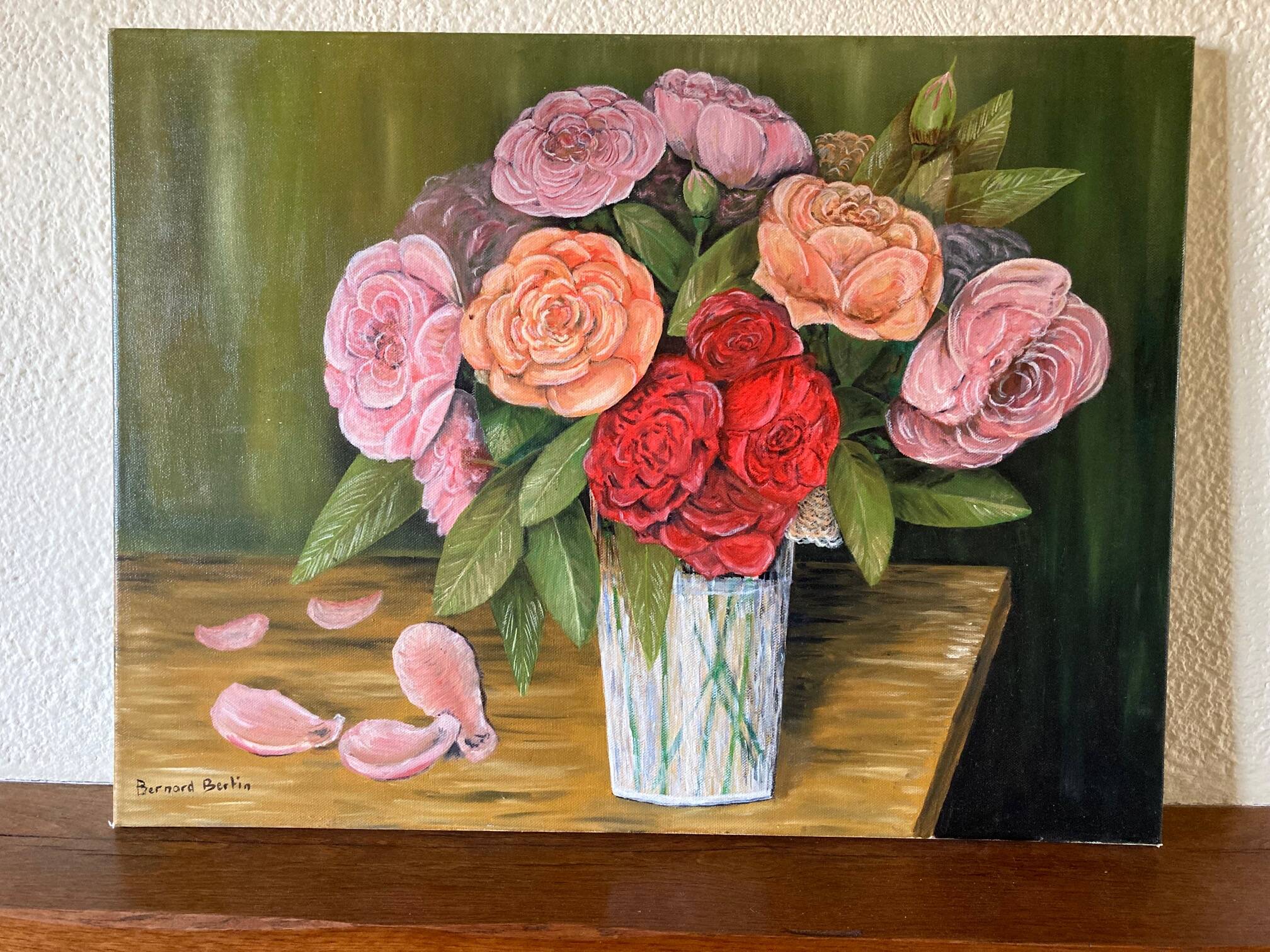 Painting The Bouquet of Roses from the Garden