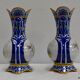 Paire de vases en faïence de quimper - fin xixe