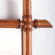 Vintage beautiful french bamboo mirror