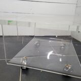 Plexiglas coffee table from the 70s