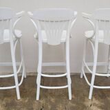 Set of 3 bentwood restaurant bar stools bistro