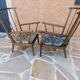 Pair of Baumann fan lounge chairs vintage 1965