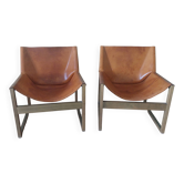 2 Canto armchairs by Rainer Schell for Franz Schlapp, Germany, 1964