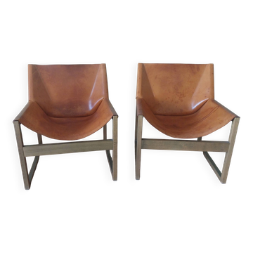 2 Canto armchairs by Rainer Schell for Franz Schlapp, Germany, 1964