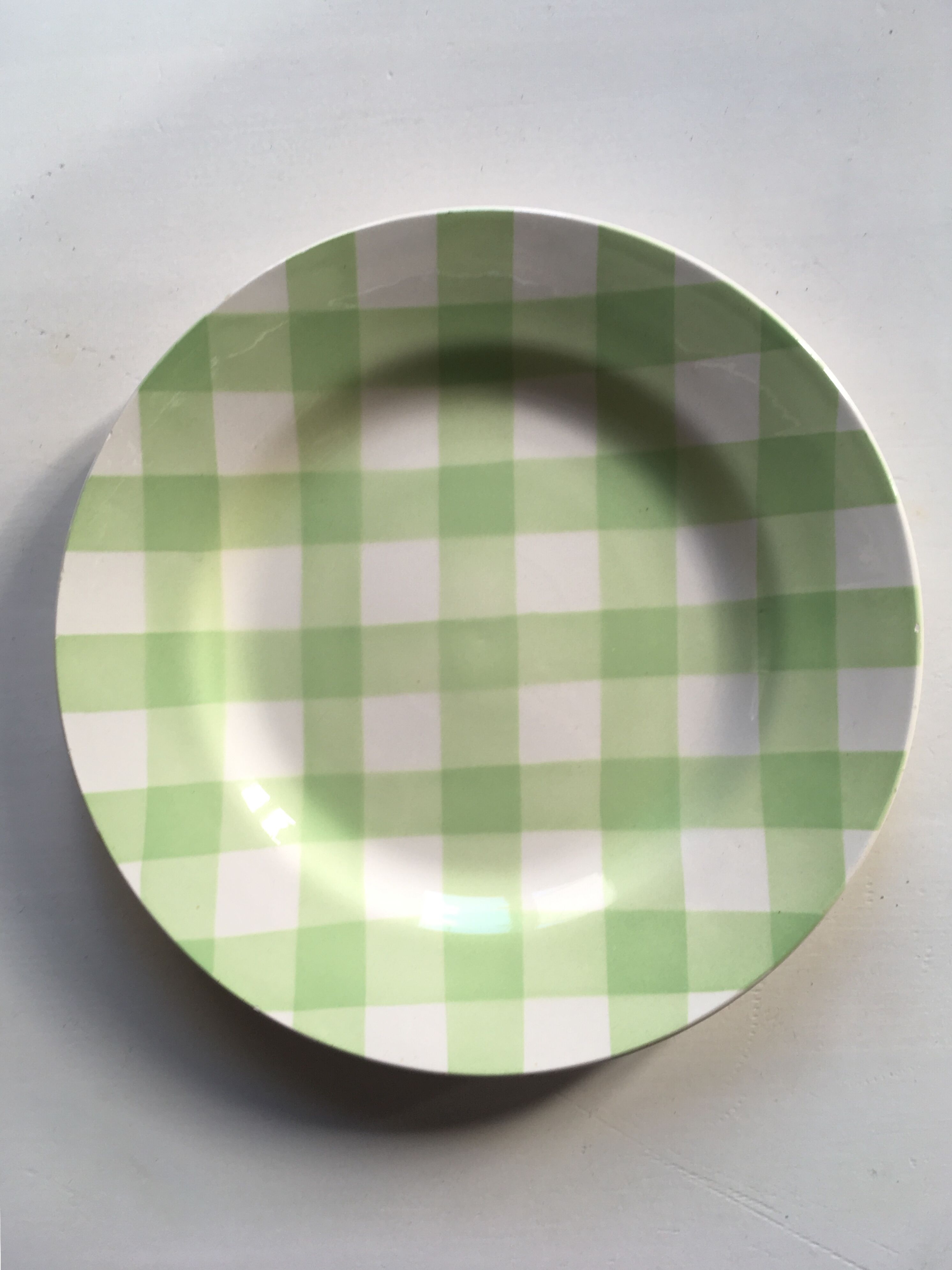 Ensemble de 5 assiettes de Sarrguemines collection Ecossais