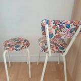 Chair and stool year 50 restyled