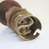 Solid wood lamp foot "diamond tip" years 40-50