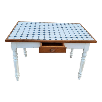 Tiled kitchen table