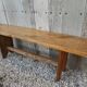 Banc large en bois massif