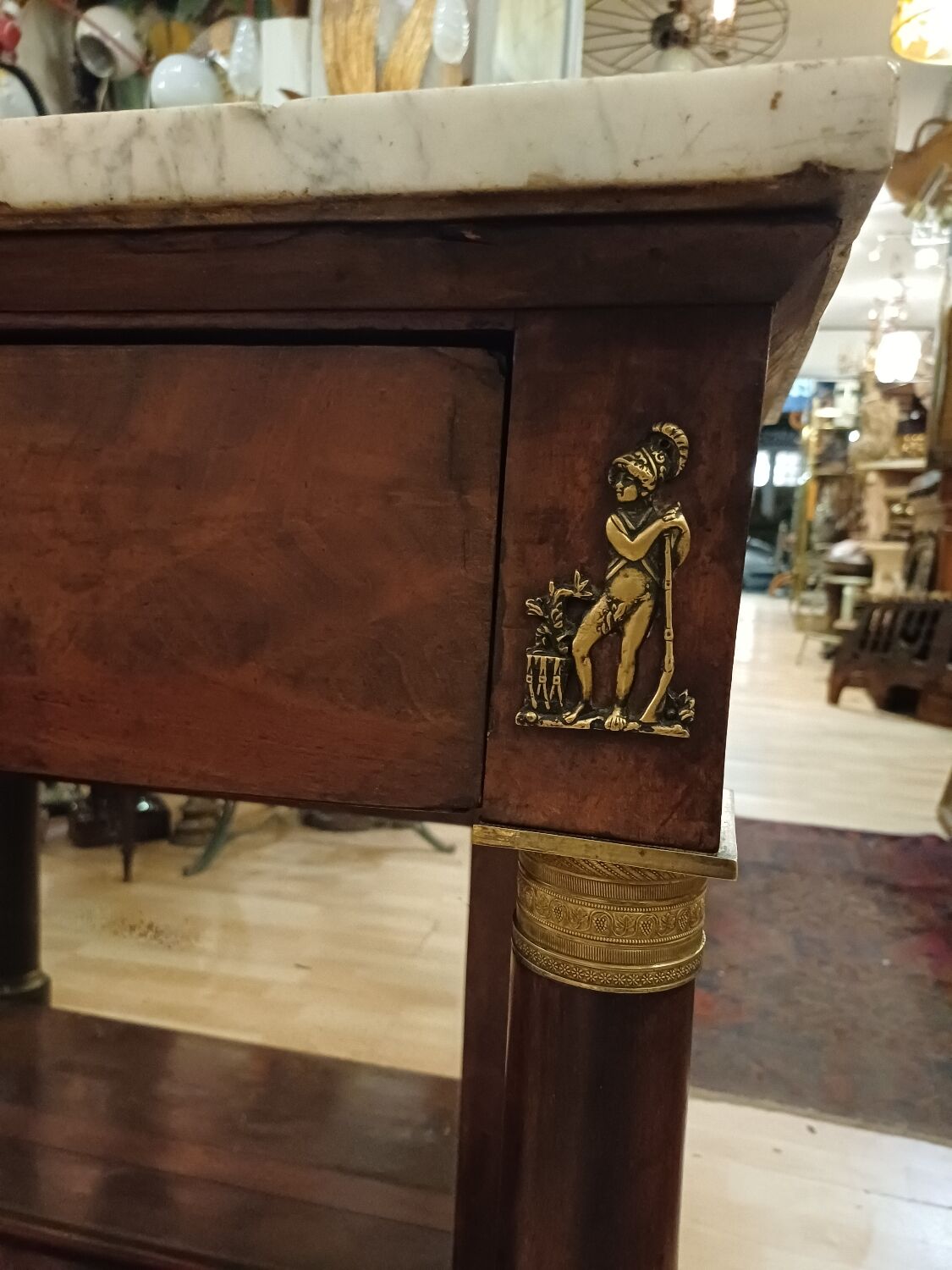 Empire period console, early 19th century