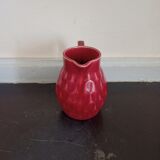 Small pitcher in old red earthenware