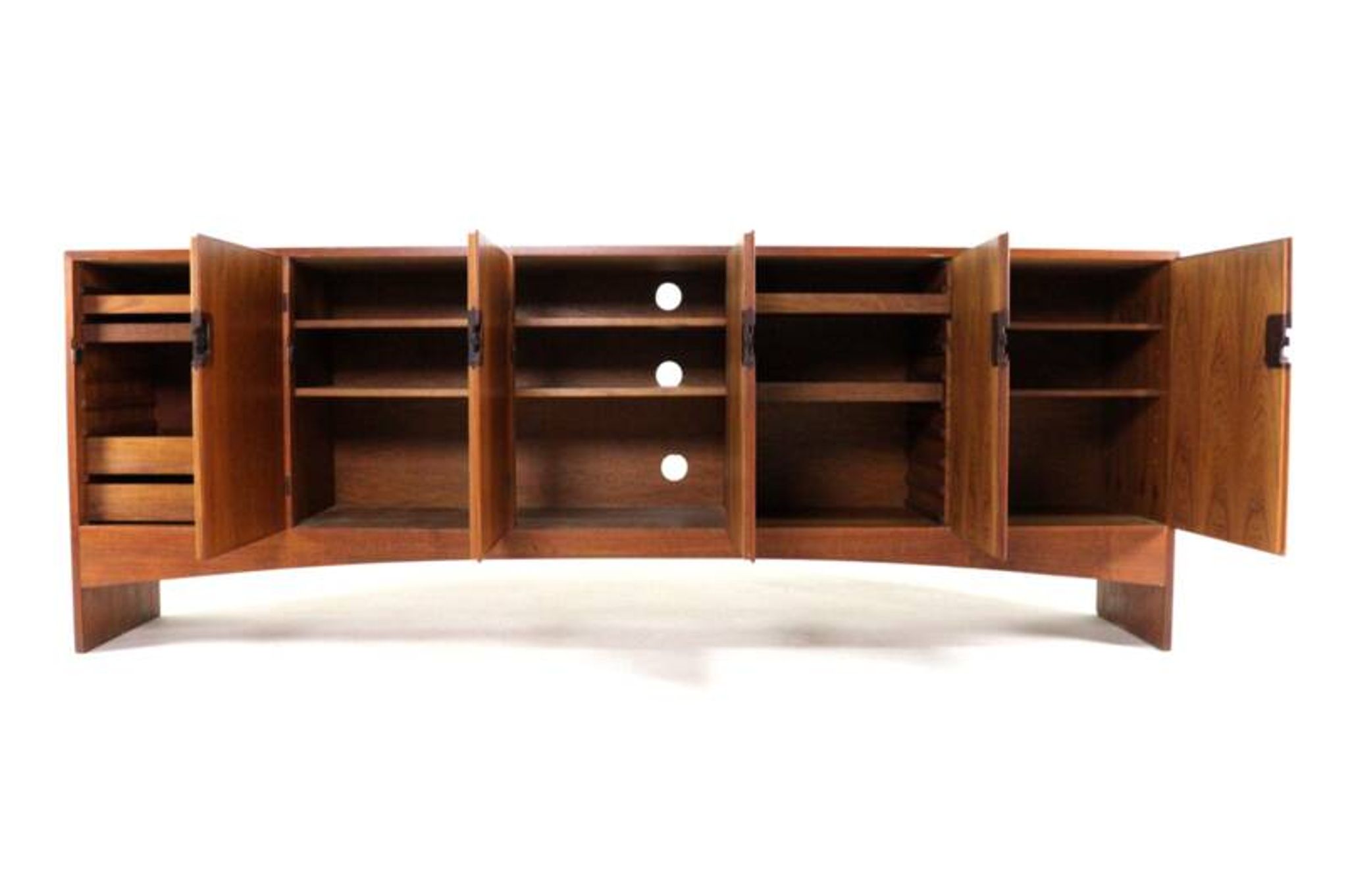 Jacob Hermann for Randers Møbelfabrik sideboard model 2064  248 cm Restored
