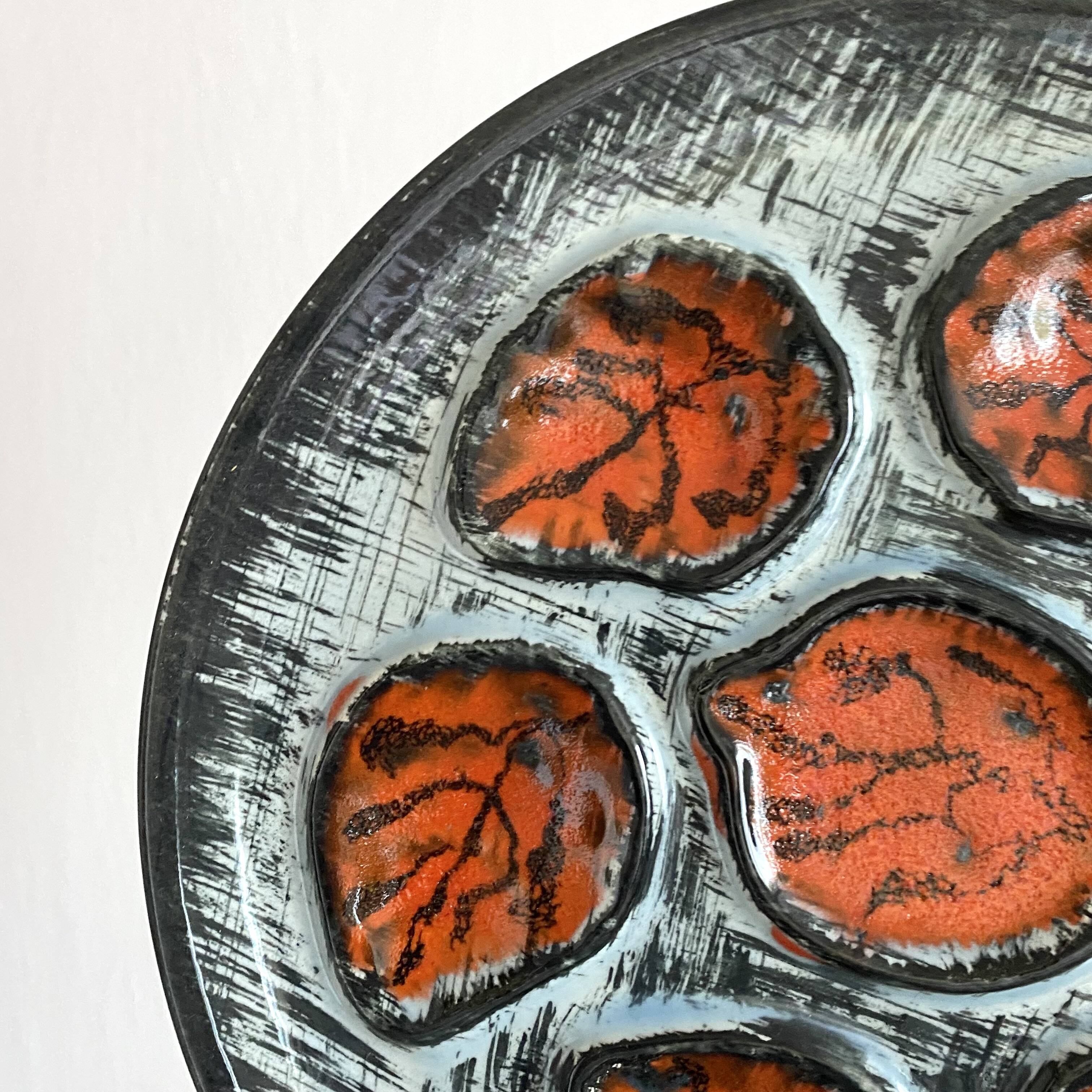 Vintage MBFA Pornic oyster service, 1960