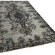 Tapis fait à la main distressed anatolian 1980s 166 cm x 261 cm tapis gris