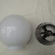 Ceiling lamp or wall sconce, in white opaline