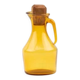 Carafe vintage en verre ambré avec anse