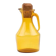 Carafe vintage en verre ambré avec anse