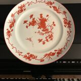 Set of 12 flat plates of the brand Vista Alegre, fine porcelain from Portugal