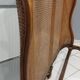Louis XV style double cane basket bed, mid-20th century