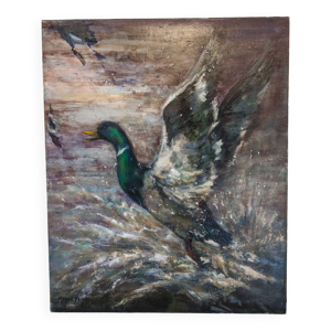 Huile sur toile ''L'échappée