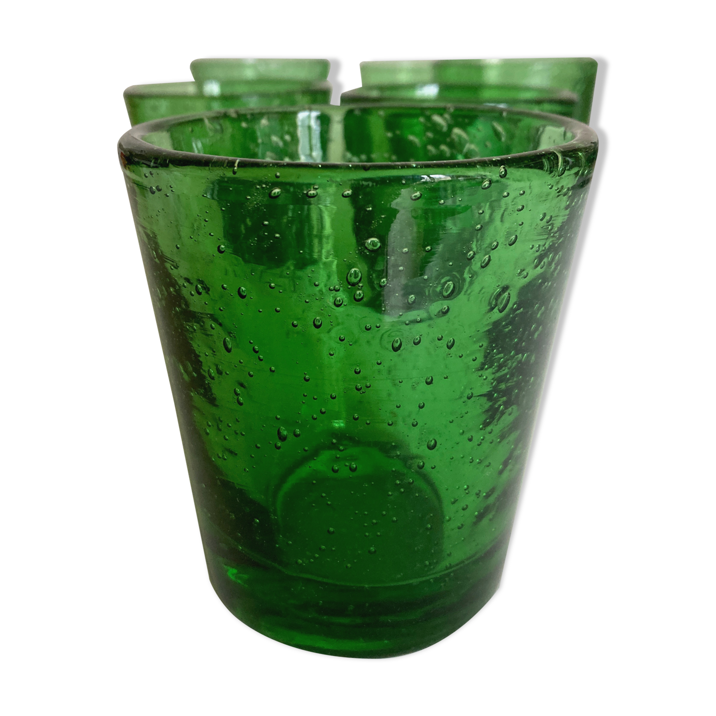 Set de 6 verres gobelets de Biot XXL 1960