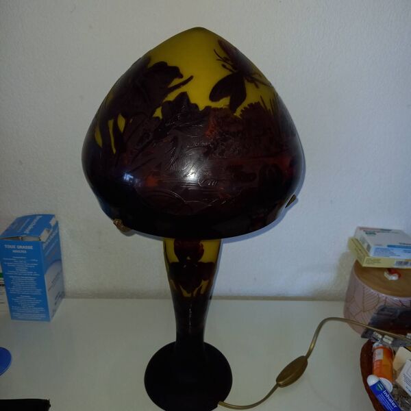 Lampe pâte de verre