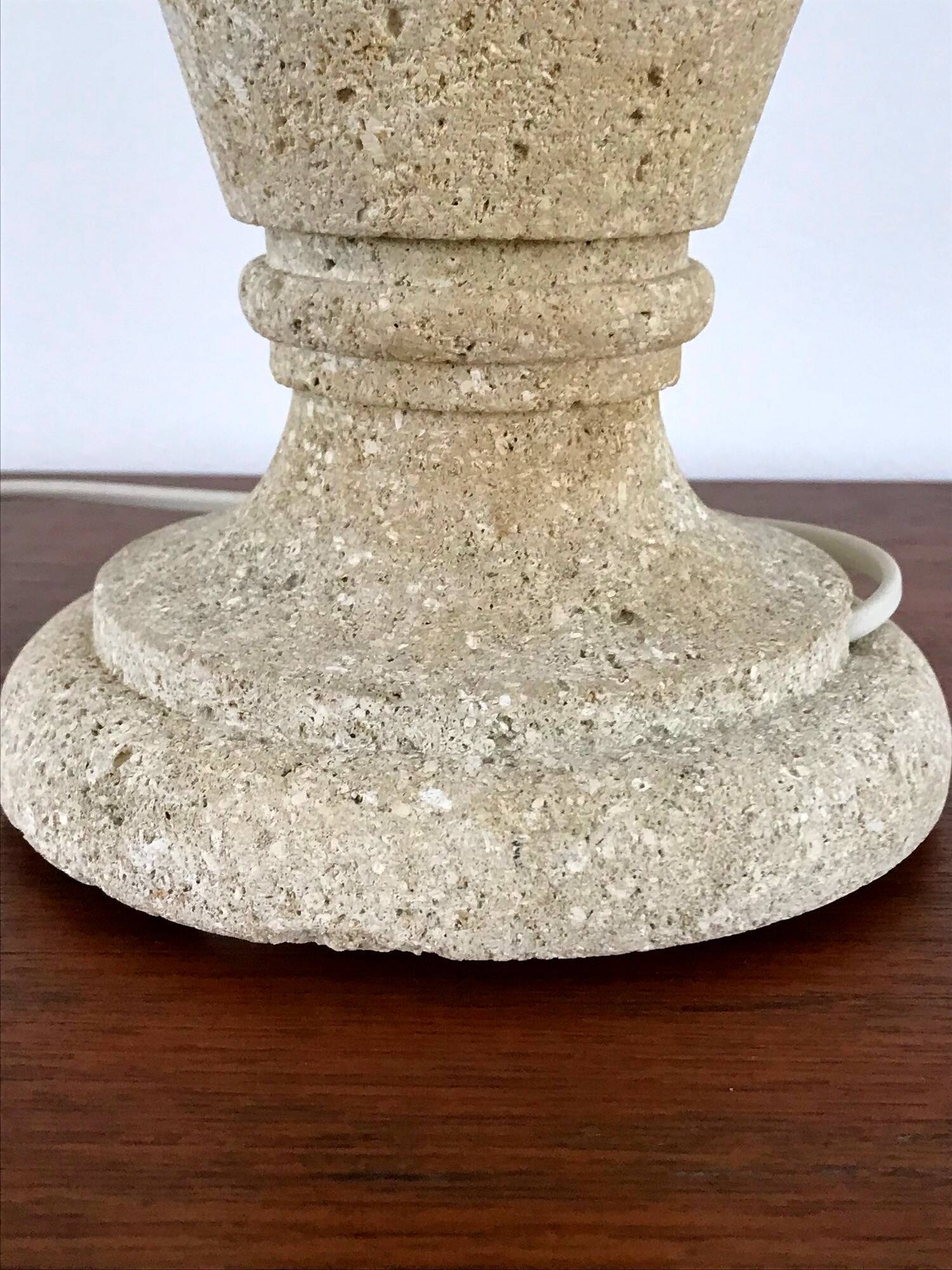 Vintage stone lamp from the 70s