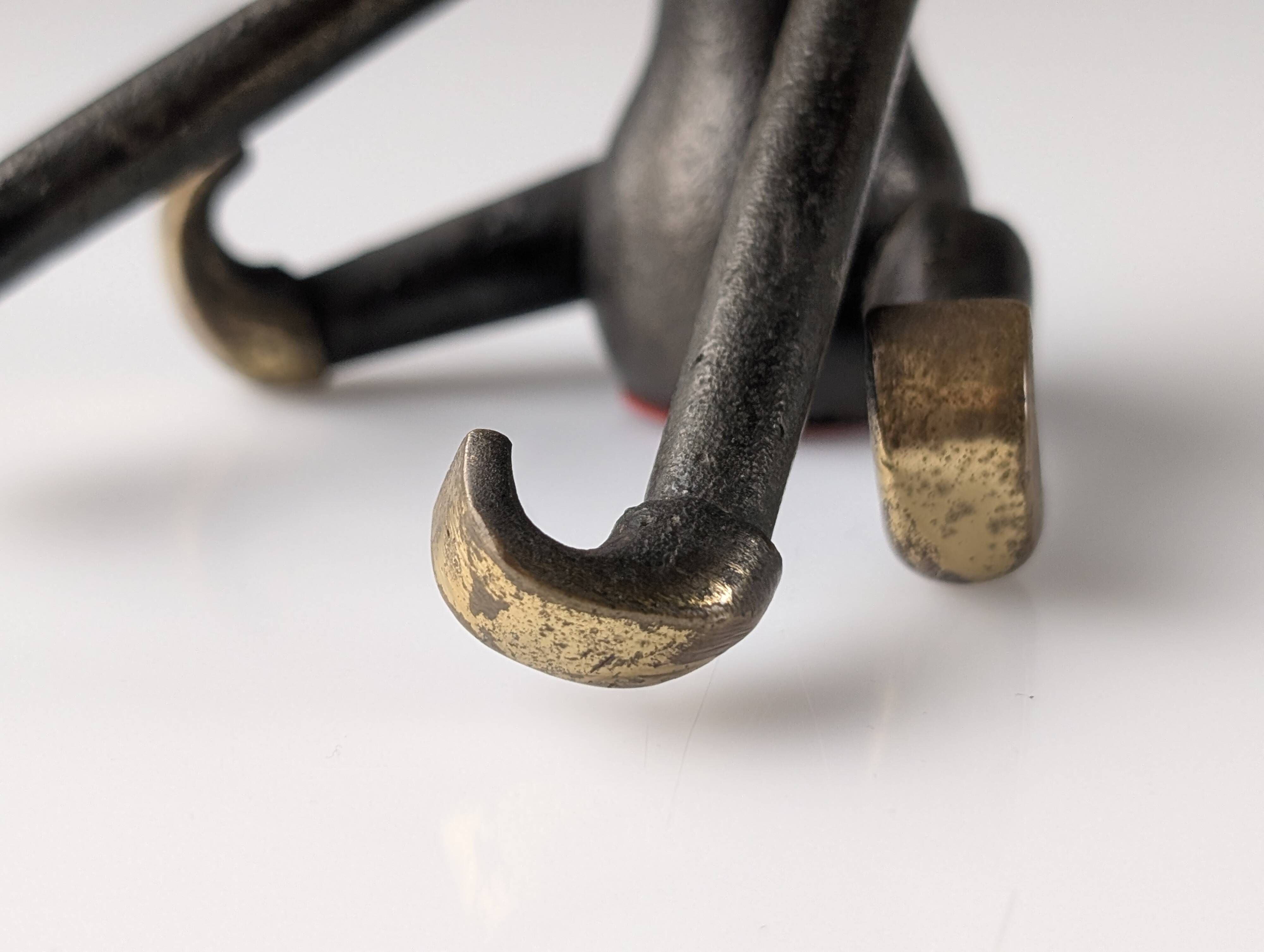 Kay Bojesen mid-century monkey, rare bronze version, Denmark, 1950s