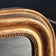 Mirror Golden old 140 * 94mm