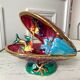 Ceramic table lamp vallauris model "moule" 70s